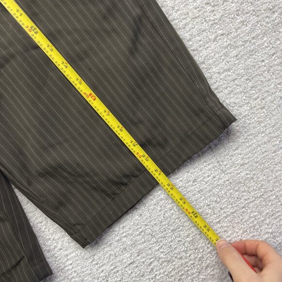 Y2K Hurley Skater Shorts Dark Brown Striped Art Department Men Sz 30 Goth Punk - Picture 10 of 13